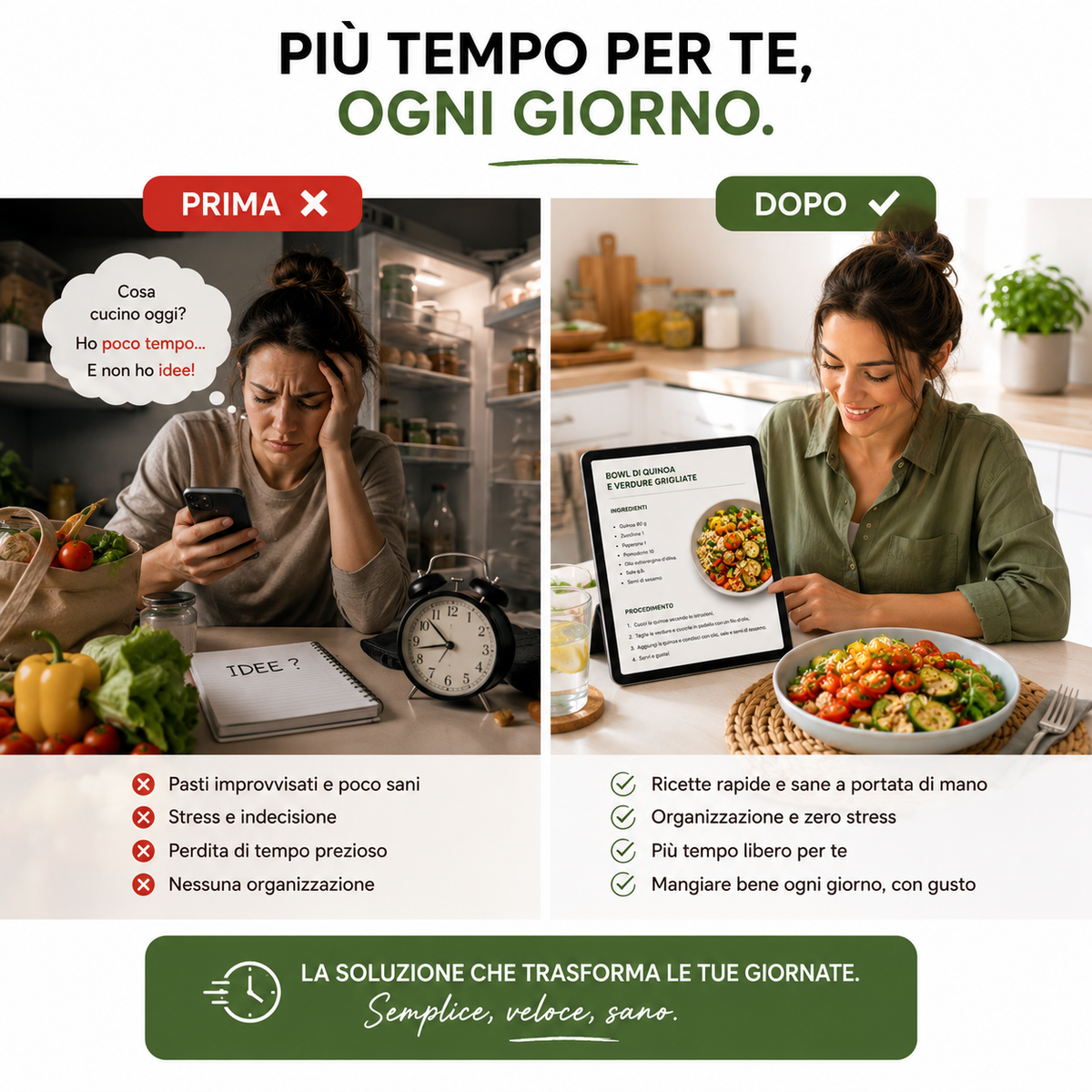 Il Metodo per Mangiare Sano Velocemente